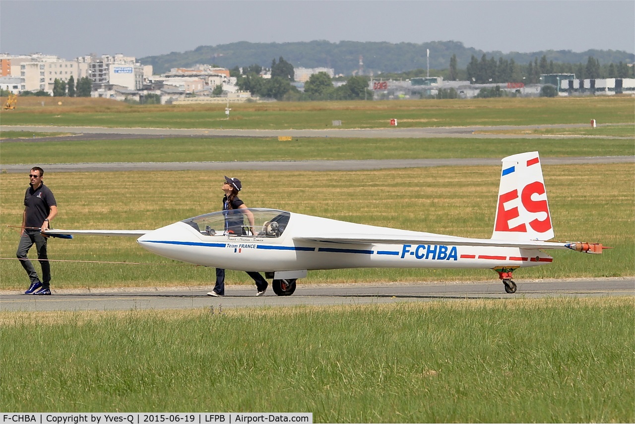 F-CHBA, Marganski Swift S-1 C/N 108, Marganski Swift S-1, Taxiing to parking area, Paris-Le Bourget (LFPB-LBG) Air show 2015