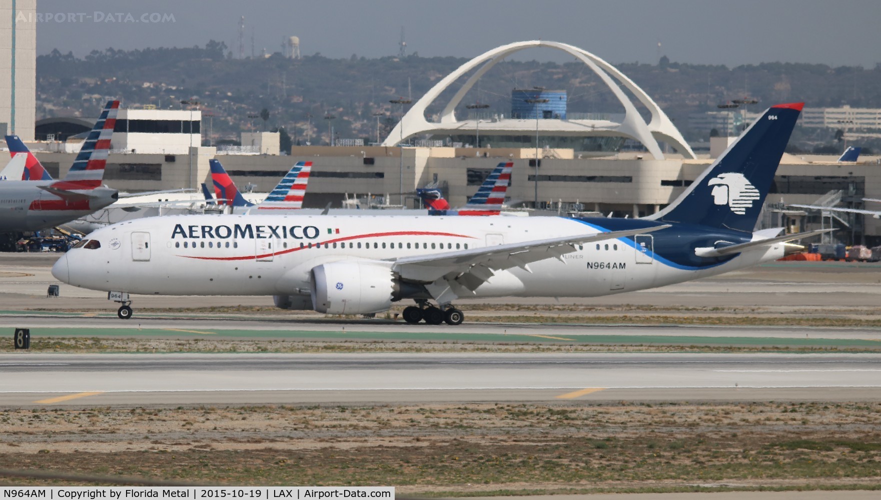 N964AM, 2013 Boeing 787-8 Dreamliner C/N 35307, Aeromexico