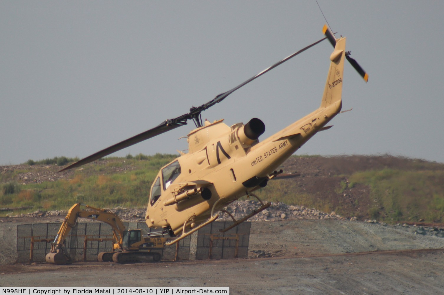 N998HF, 1971 Bell AH-1F Cobra C/N 71-20998, AH-1F