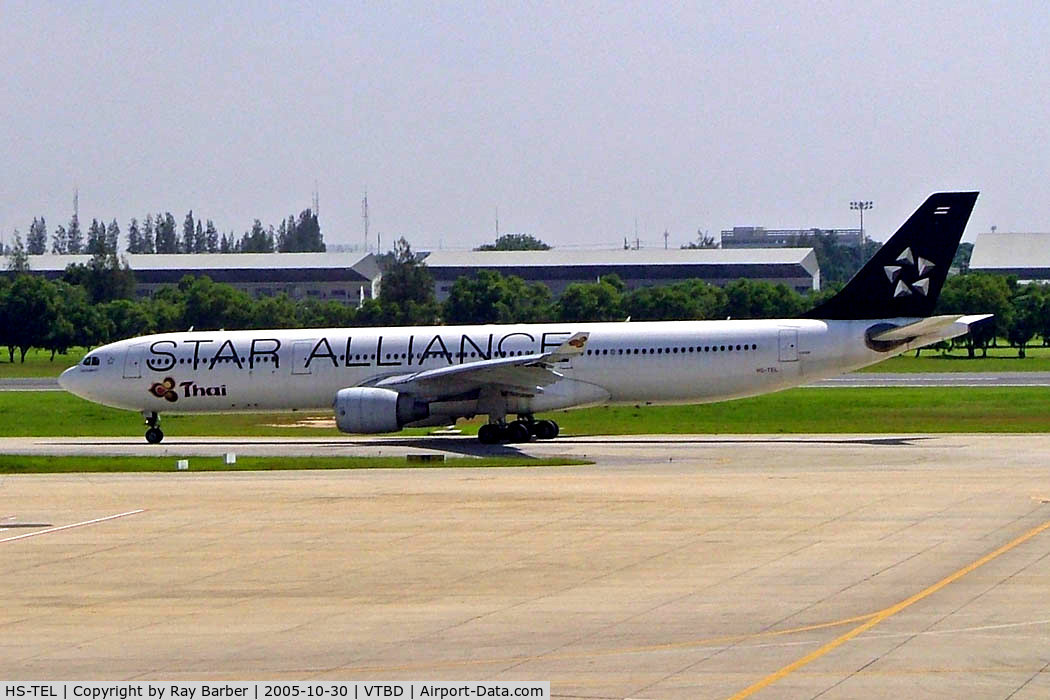 HS-TEL, 1998 Airbus A330-322 C/N 231, Airbus A330-322 [231] (Thai Airways) Bangkok-International~HS 30/10/2005