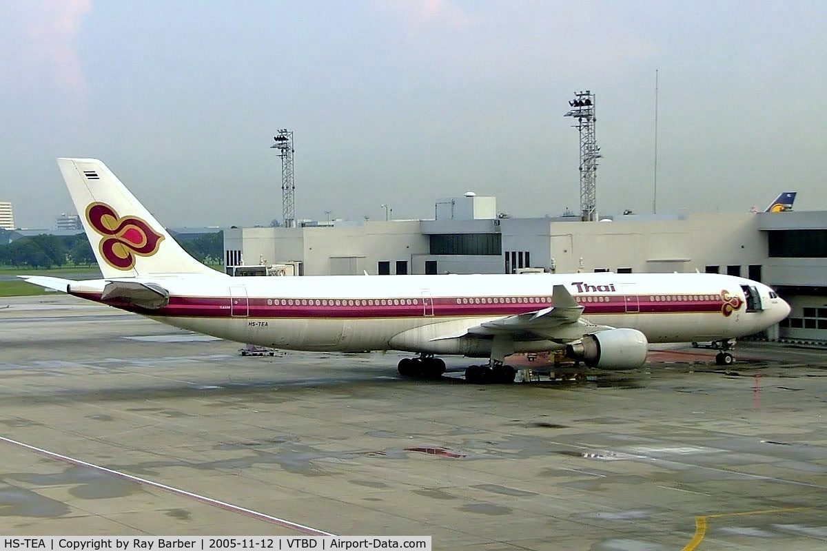 HS-TEA, 1994 Airbus A330-321 C/N 050, Airbus A330-321 [050] (Thai Airways) Bangkok-International~HS 12/11/2005