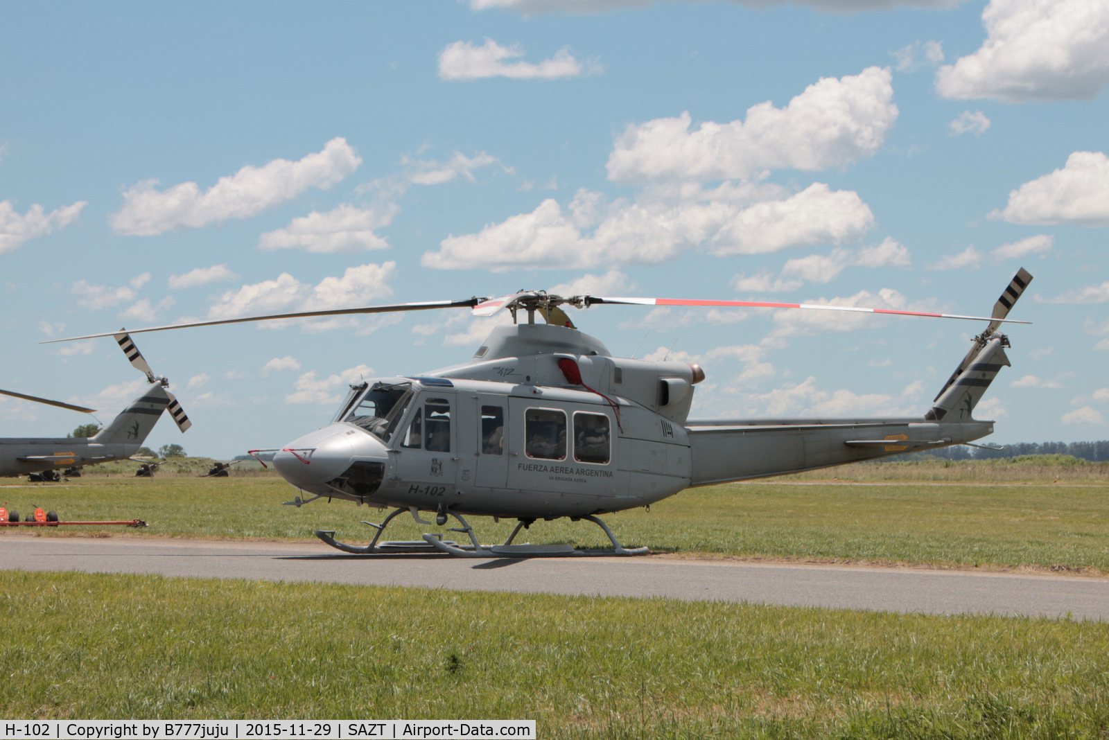 H-102, 2012 Bell 412EP C/N 36621, at Tandil