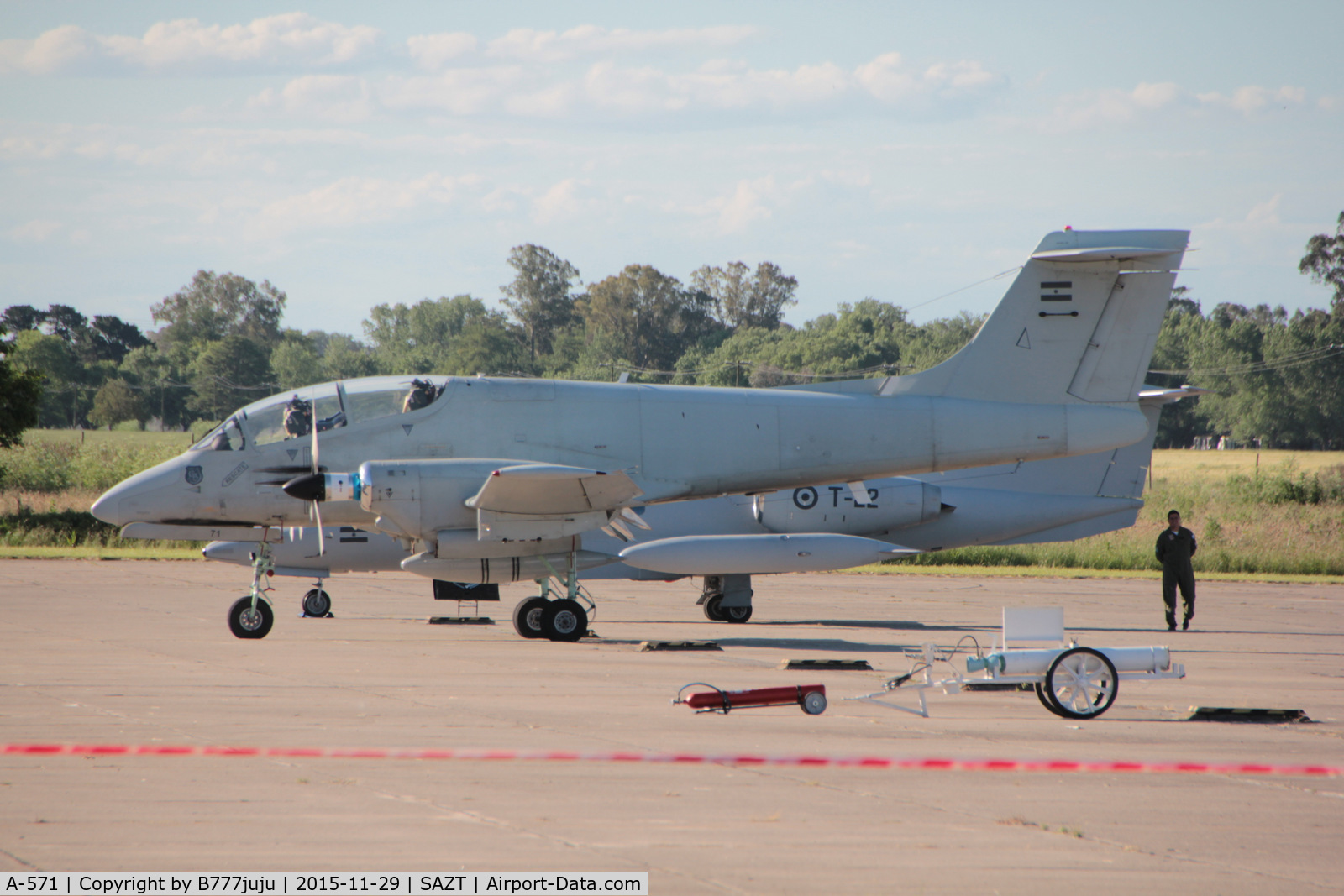 A-571, FMA IA-58D Pucará C/N 072, at Tandil