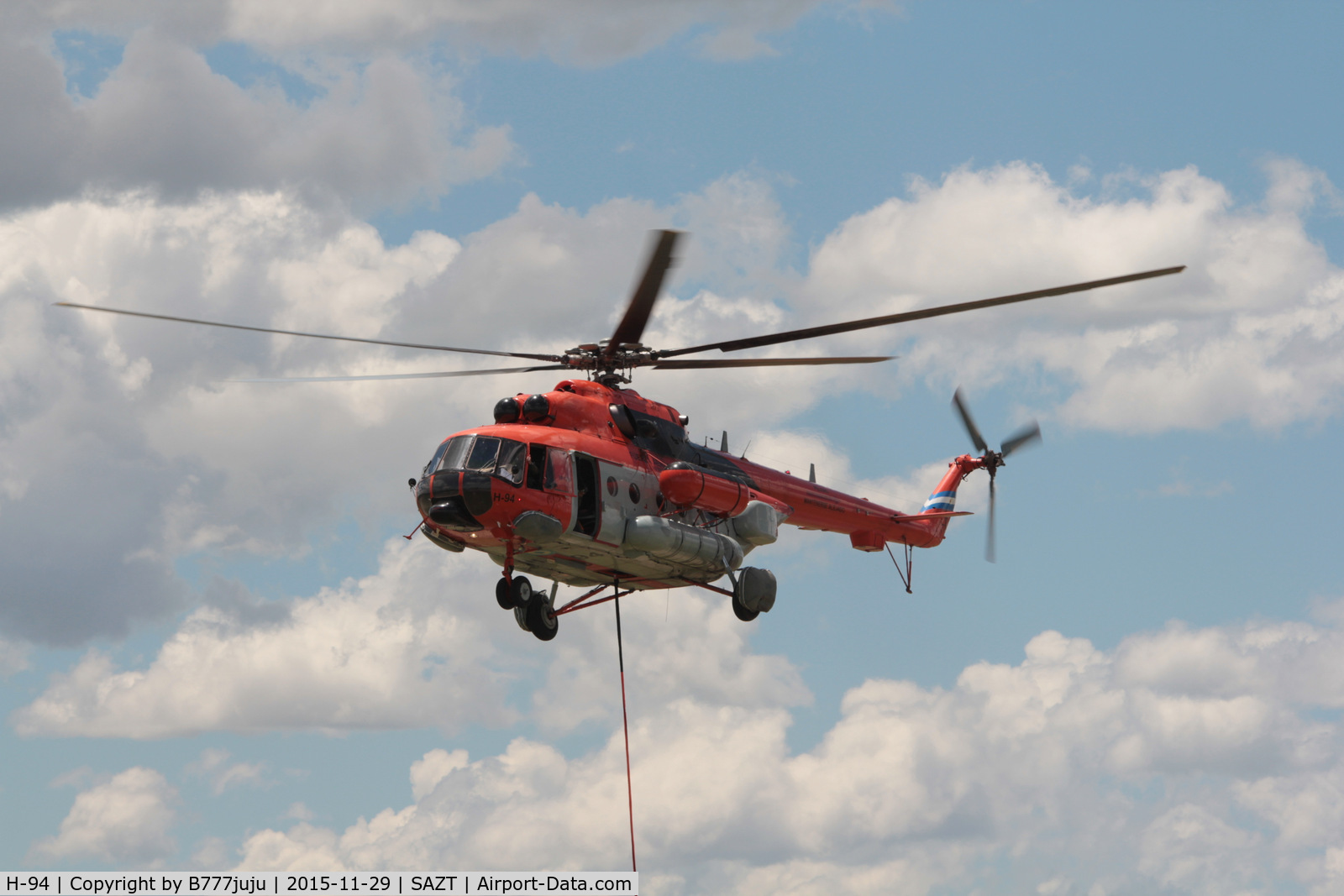 H-94, Mil Mi-171E Hip H C/N 171E0032105701, at Tandil