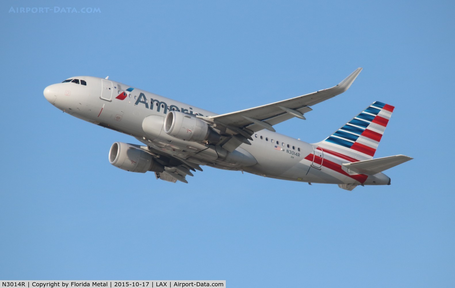 N3014R, 2013 Airbus A319-115 C/N 5842, American