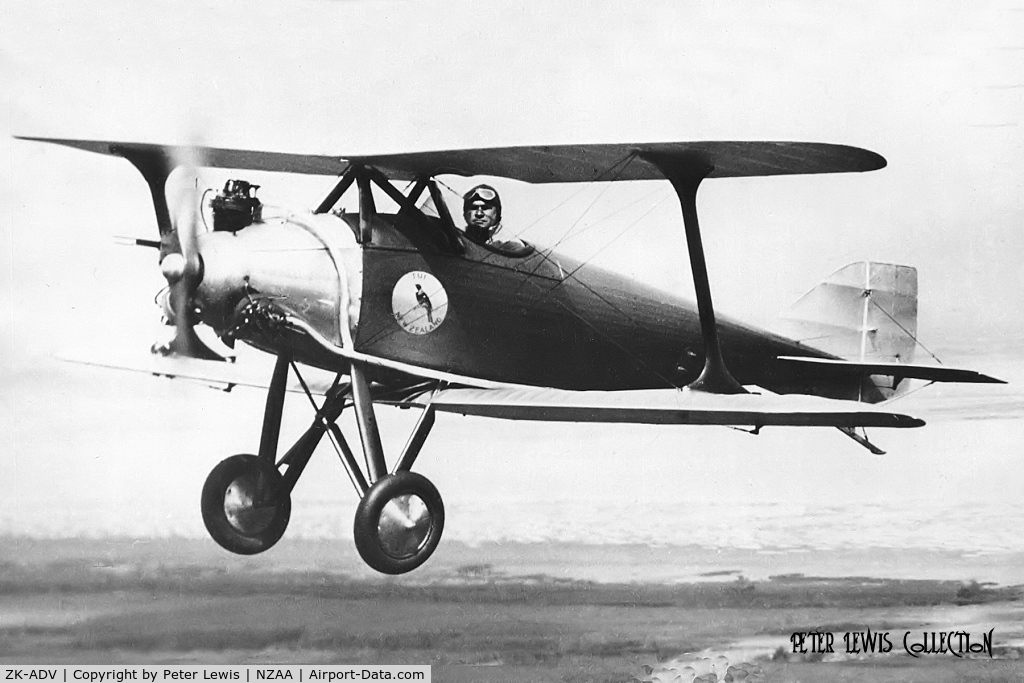ZK-ADV, 1934 Tui Sports  C/N Not found ZK-ADV, Fred A N North, Auckland 1935