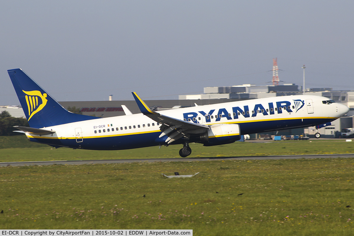 EI-DCR, 2004 Boeing 737-8AS C/N 33811, Ryanair (RYR/FR)
