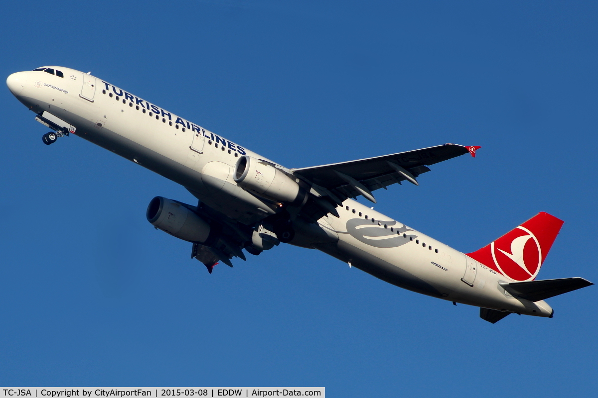 TC-JSA, 2012 Airbus A321-231 C/N 5154, Turkish Airlines (THY/TK)