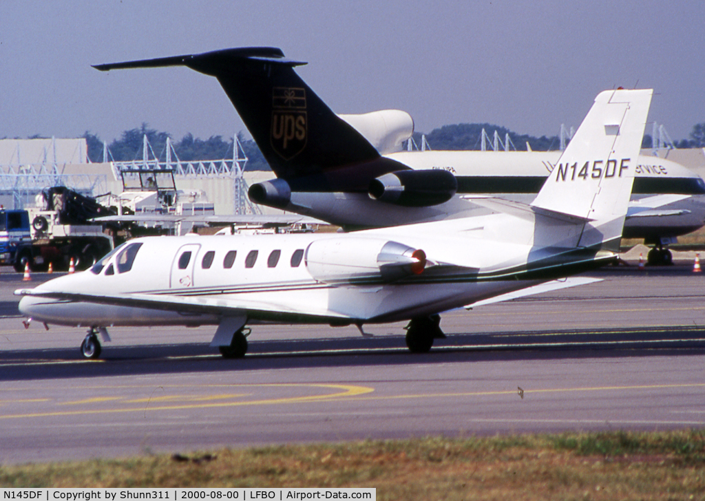 N145DF, 1984 Cessna S550 Citation IIS C/N S550-0018, Parked at the General Aviation area...