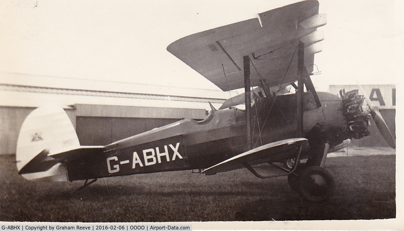 G-ABHX, 1931 Armstrong Whitworth Atlas Trainer C/N AW655, Recently discovered photograph.