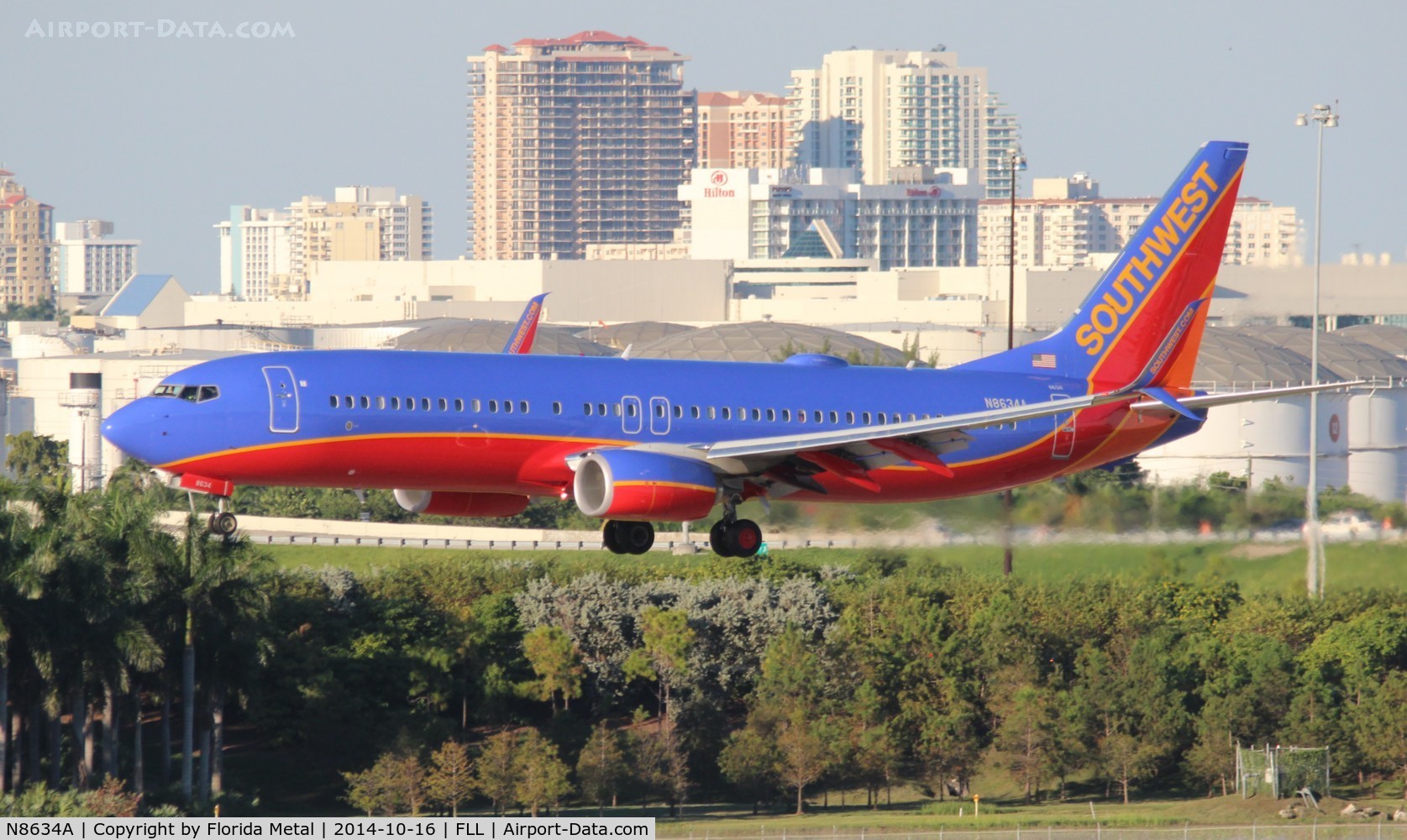 N8634A, 2014 Boeing 737-8H4 C/N 42522, Southwest