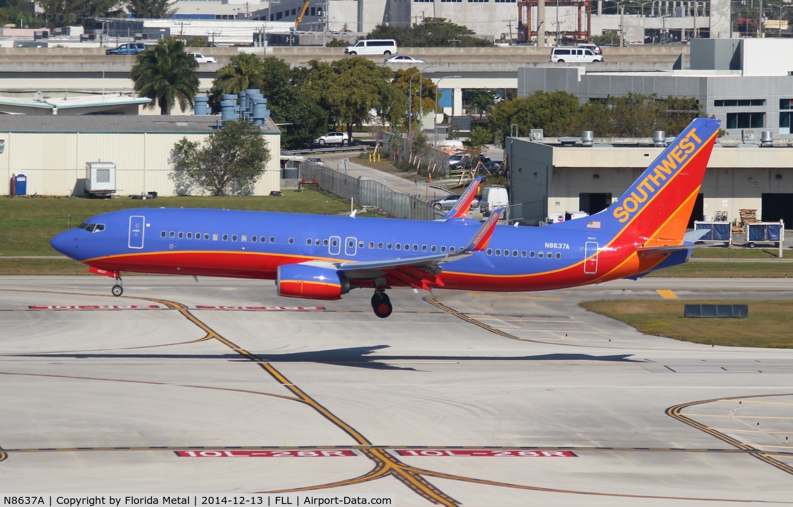 N8637A, 2014 Boeing 737-8H4 C/N 42523, Southwest