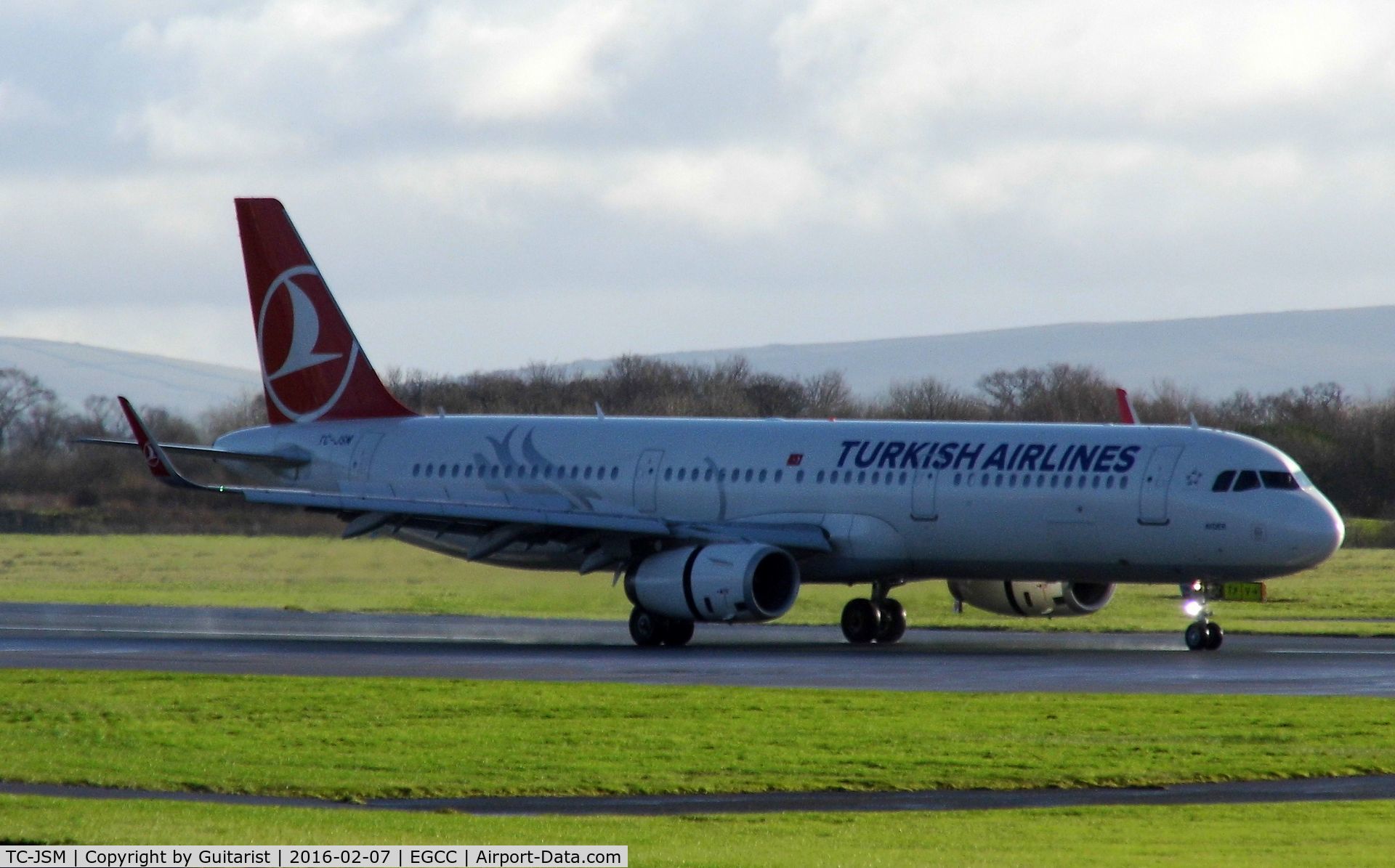 TC-JSM, 2013 Airbus A321-231 C/N 5689, At Manchester
