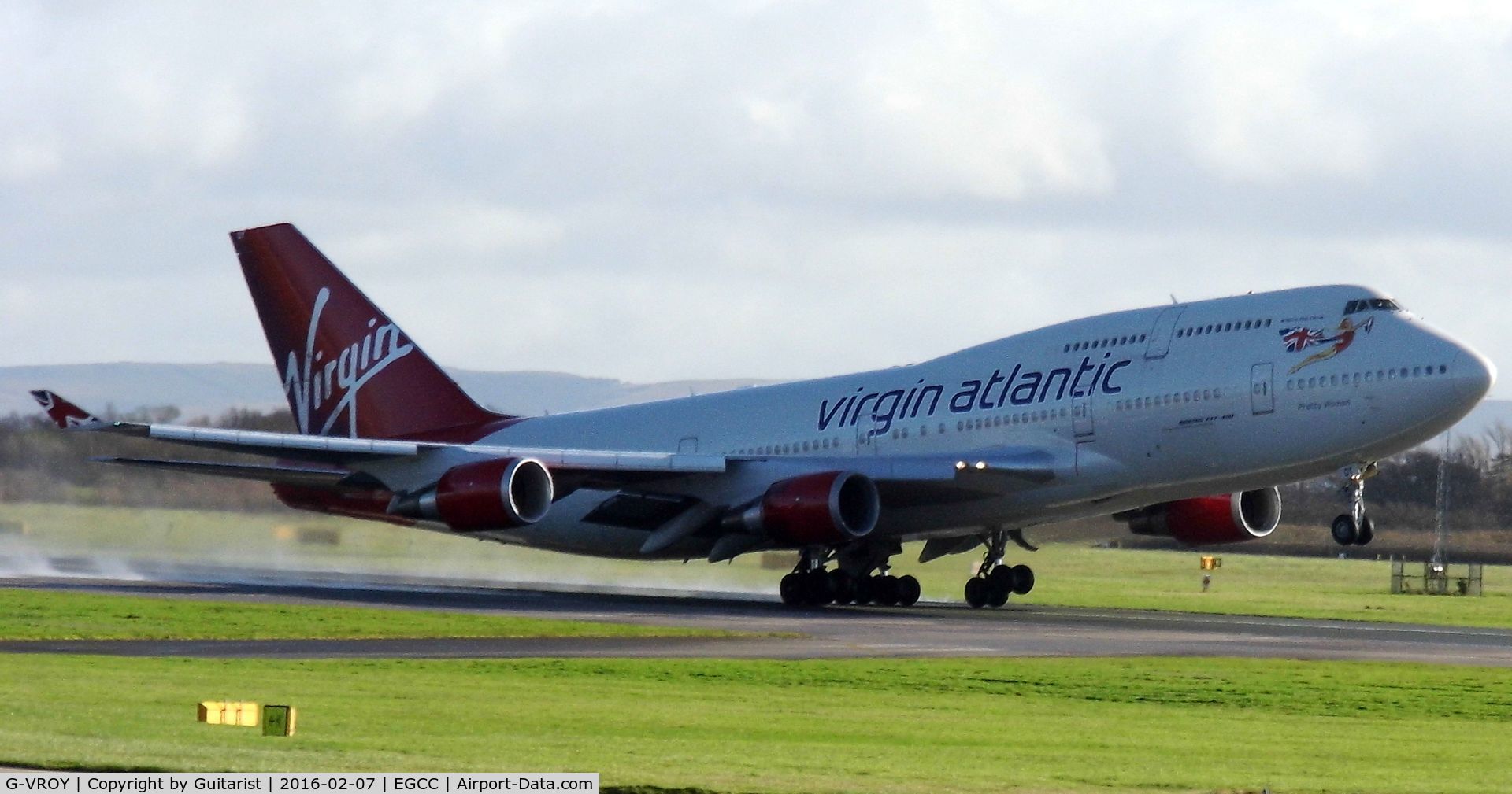 G-VROY, 2001 Boeing 747-443 C/N 32340, At Manchester
