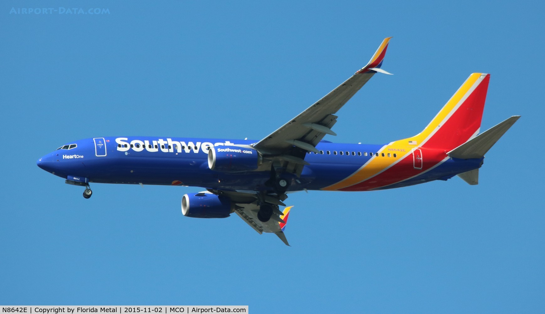 N8642E, 2014 Boeing 737-8H4 C/N 42525, Southwest