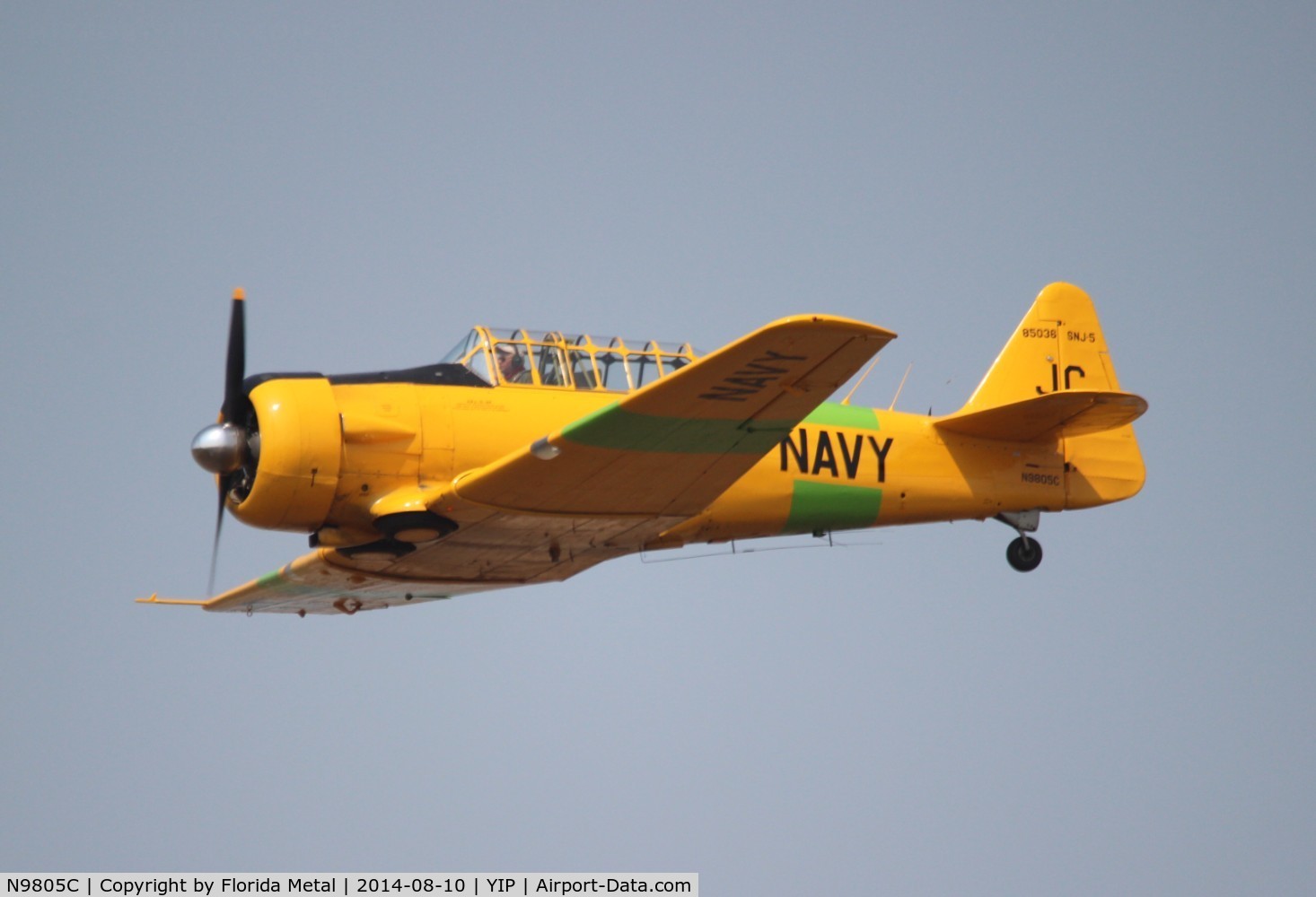 N9805C, 1945 North American SNJ-5B Texan C/N 85036, SNJ-5B