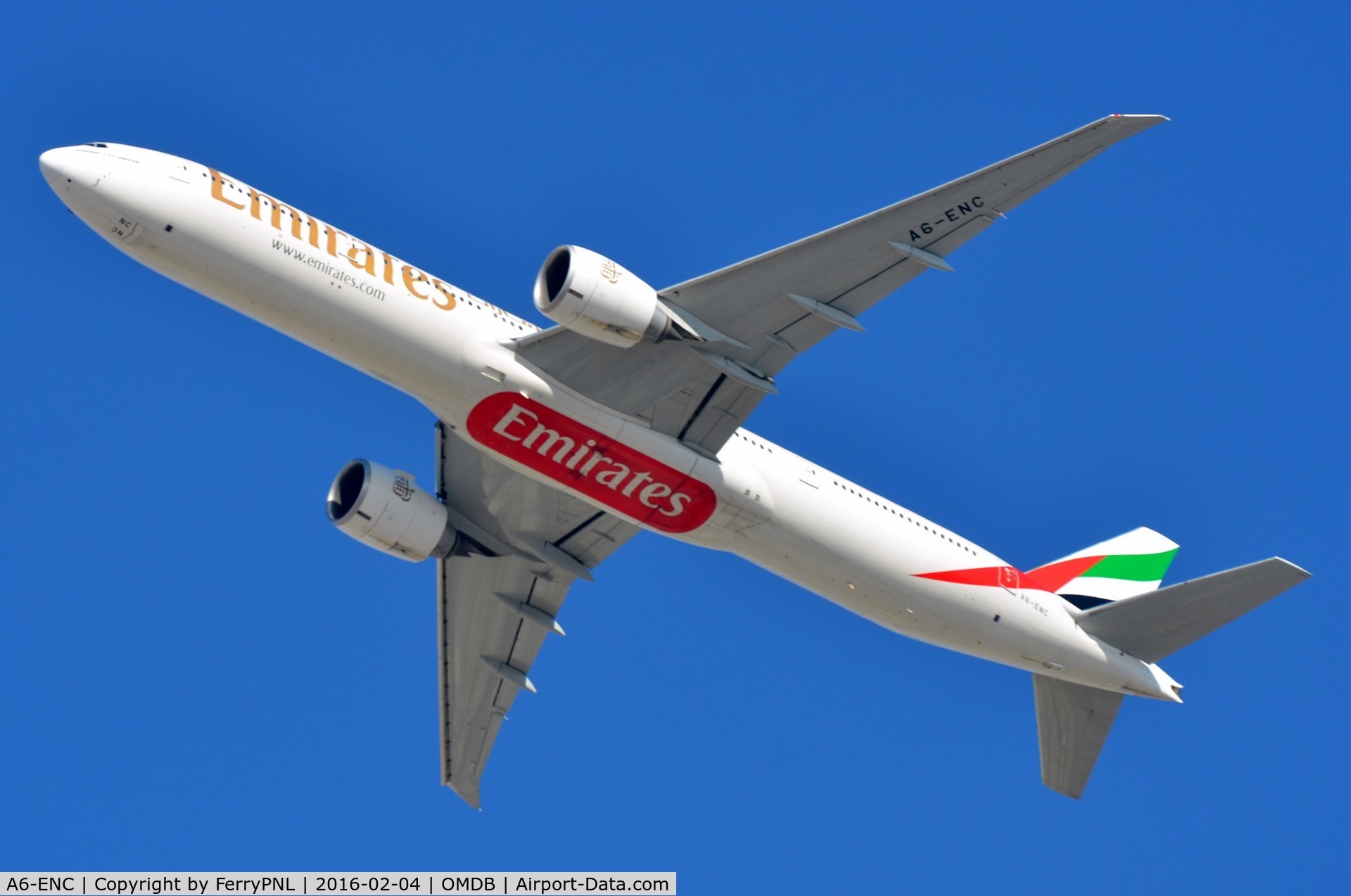 A6-ENC, 2012 Boeing 777-31H/ER C/N 41083, Emirates B773