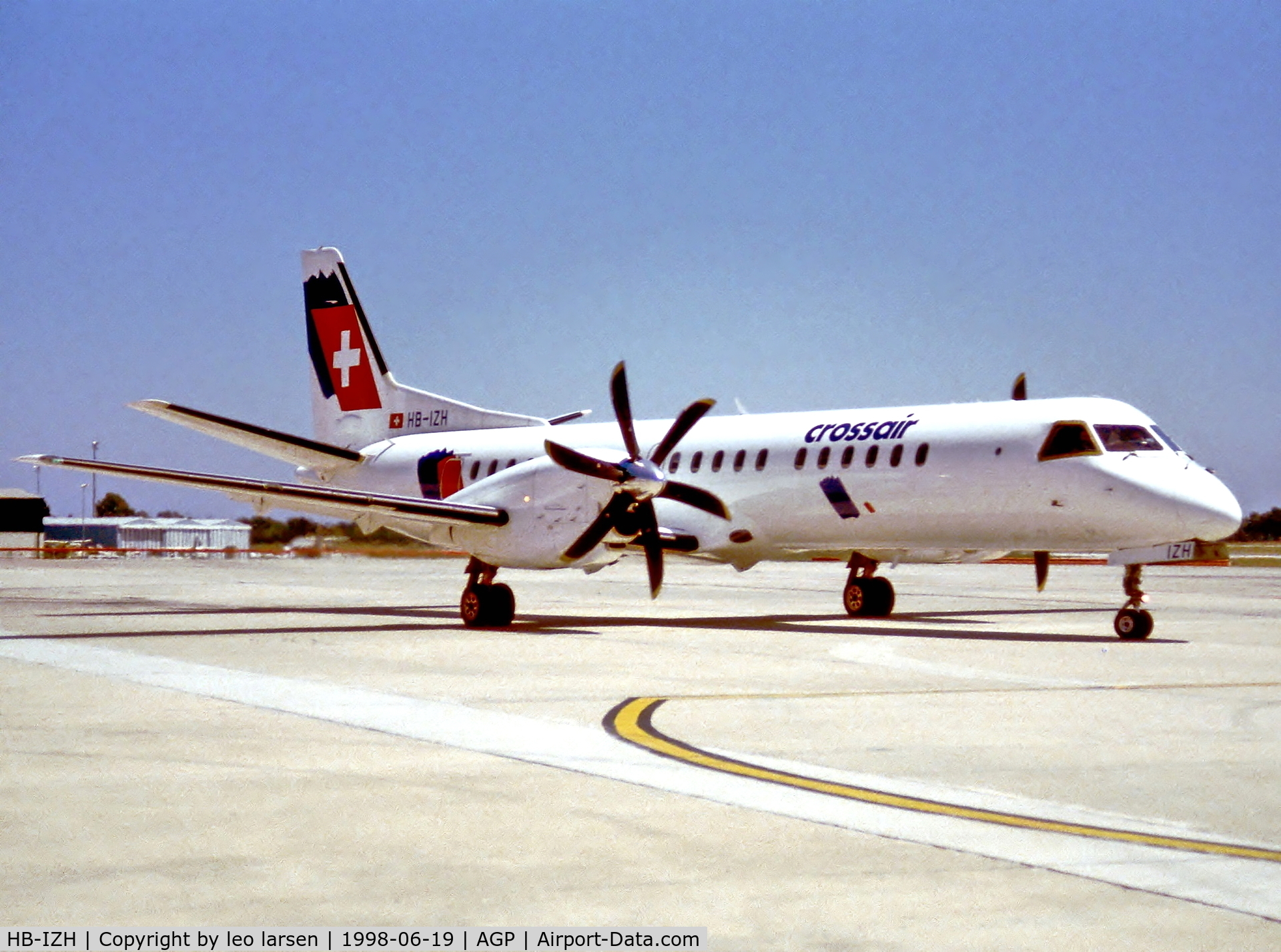 HB-IZH, 1994 Saab 2000 C/N 2000-011, Malaga 19.6.98