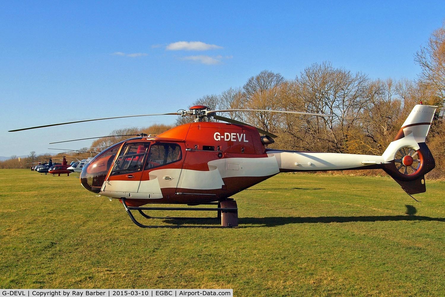 G-DEVL, 2001 Eurocopter EC-120B Colibri C/N 1273, Eurocopter EC.120B Colibri [1273] Cheltenham Racecourse~G 10/03/2015