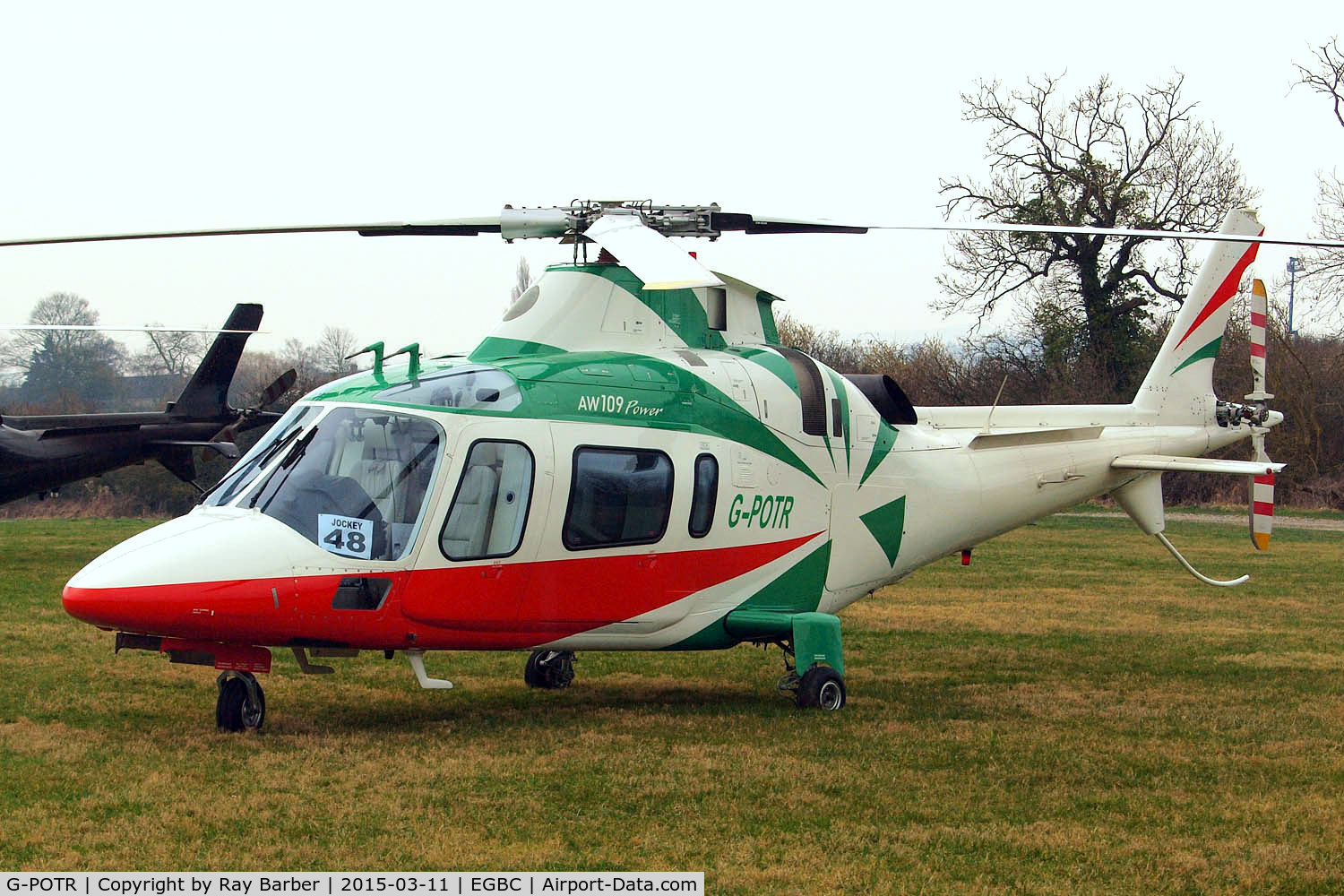 G-POTR, 1999 Agusta A-109E Power C/N 11043, Agusta A-109E Power [11043] (Castle Air) Cheltenham Racecourse~G 11/03/2015