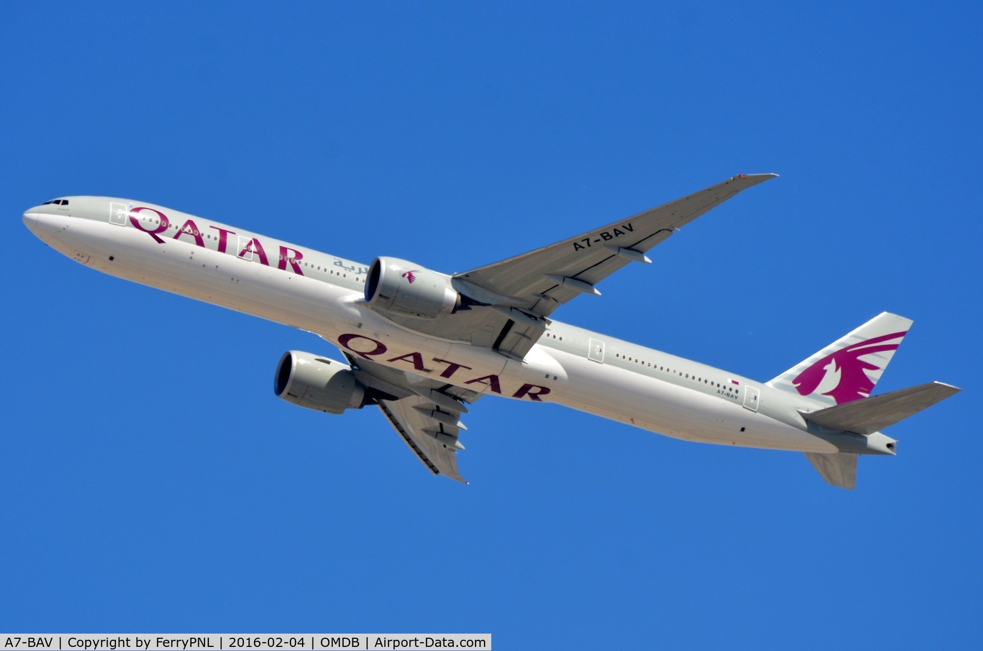 A7-BAV, 2014 Boeing 777-3DZ/ER C/N 41740, Qatar B773