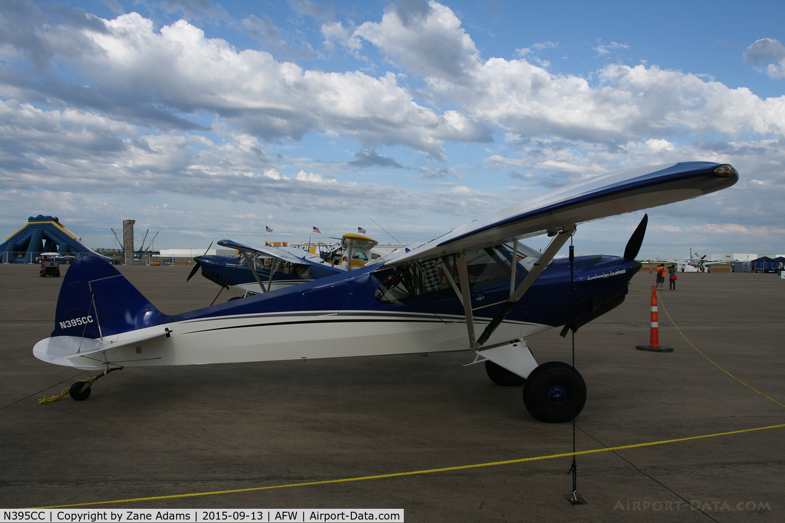 N395CC, 2014 Cub Crafters CC11-160 Carbon Cub SS C/N CC11-00305, At the 2015 Alliance Airshow - Fort Worth, Texas