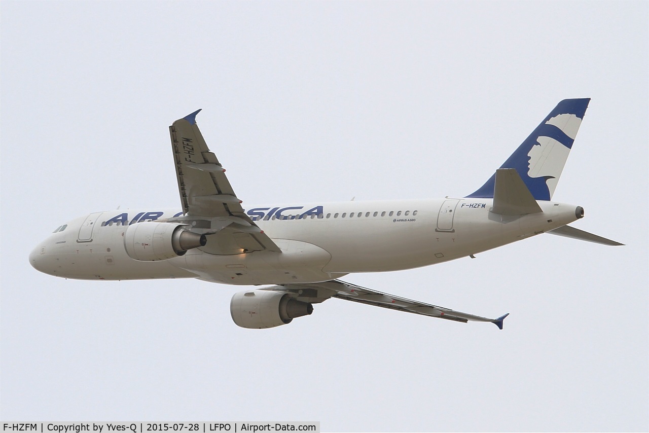 F-HZFM, 2013 Airbus A320-214 C/N 5887, Airbus A320-214, Take off rwy 24, Paris-Orly airport (LFPO-ORY)