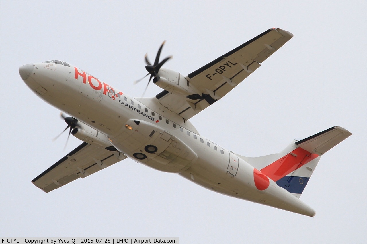 F-GPYL, 1997 ATR 42-500 C/N 542, ATR 42-500, Take off rwy 24, Paris-Orly Airport (LFPO-ORY)