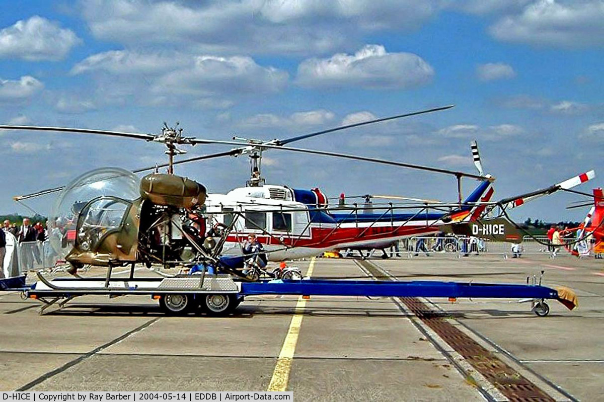D-HICE, Westland AB-47G-3B-1 C/N WA327, Westland-Bell 47G-3B1 [WA.327] Berlin-Schonefeld~D 14/05/2004