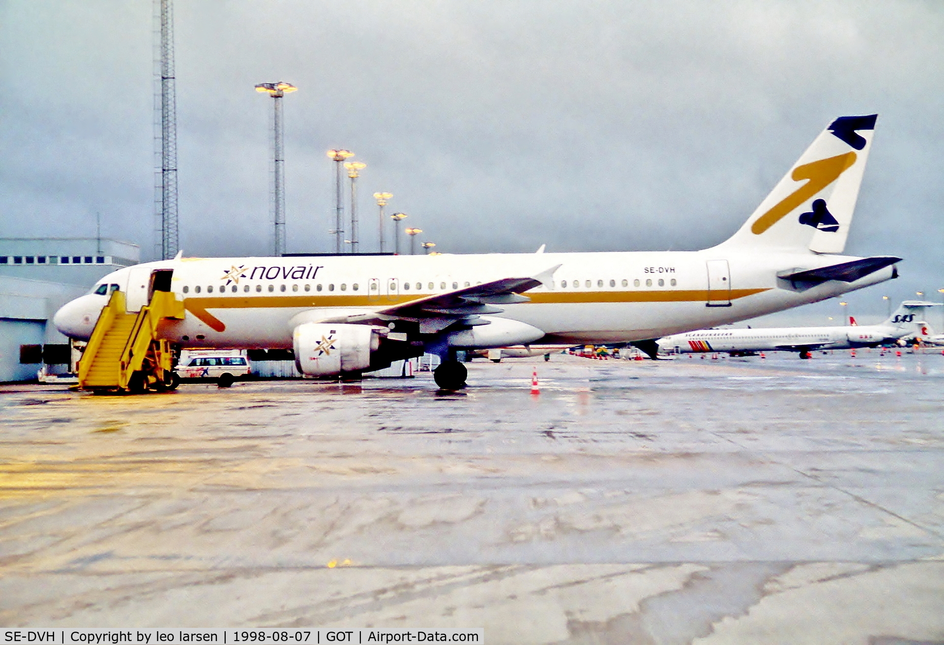 SE-DVH, 1991 Airbus A320-212 C/N 190, GOT Gotenbourg 7.8.98