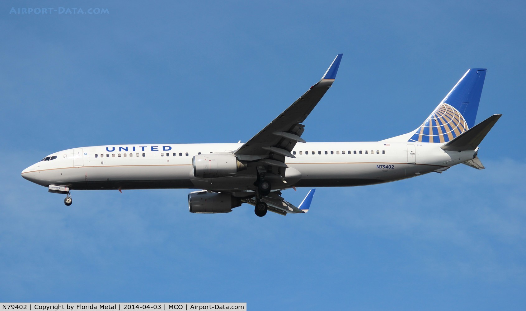 N79402, 2001 Boeing 737-924 C/N 30119, United