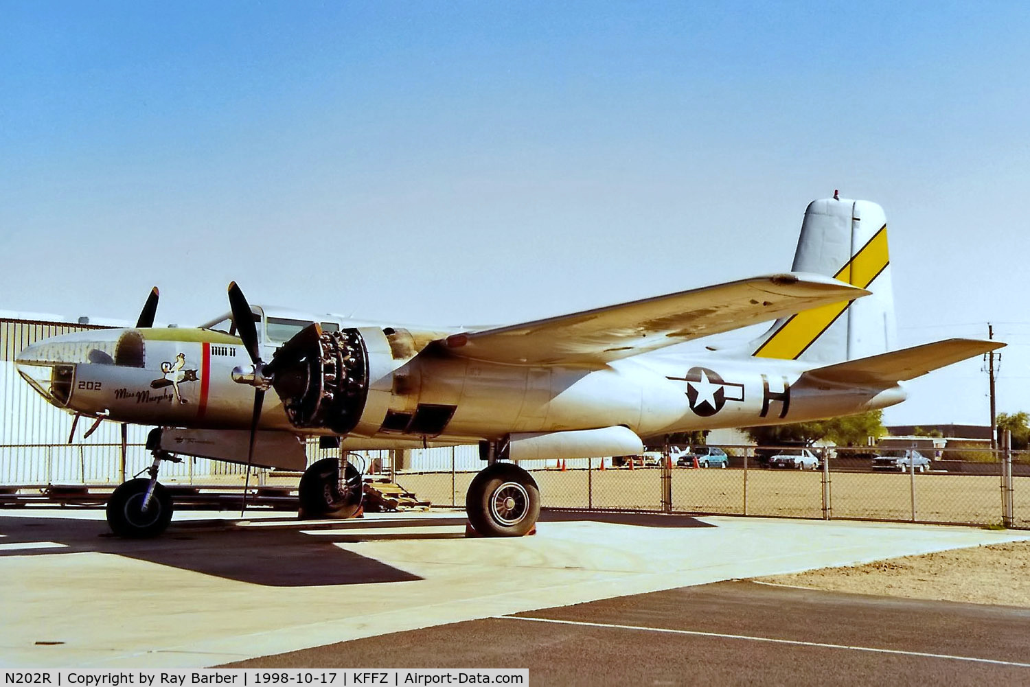 N202R, Douglas B-26C Invader C/N 28880, Douglas A-26C Invader [28880] Mesa-Falcon Field~N 17/10/1998