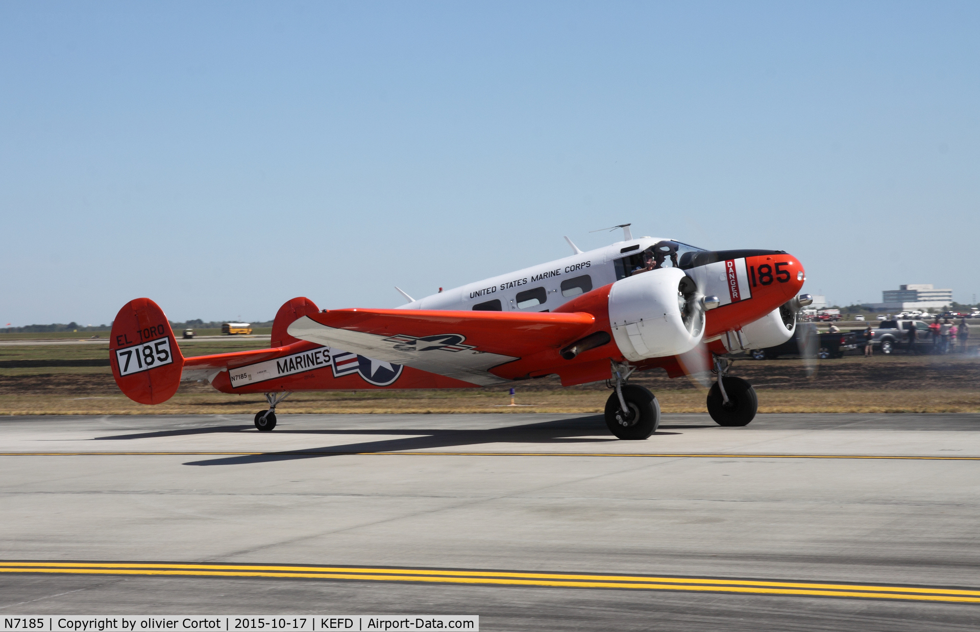 N7185, 1952 Beech Expeditor 3NM (D18S) C/N CA-104, Wings over Houston 2015