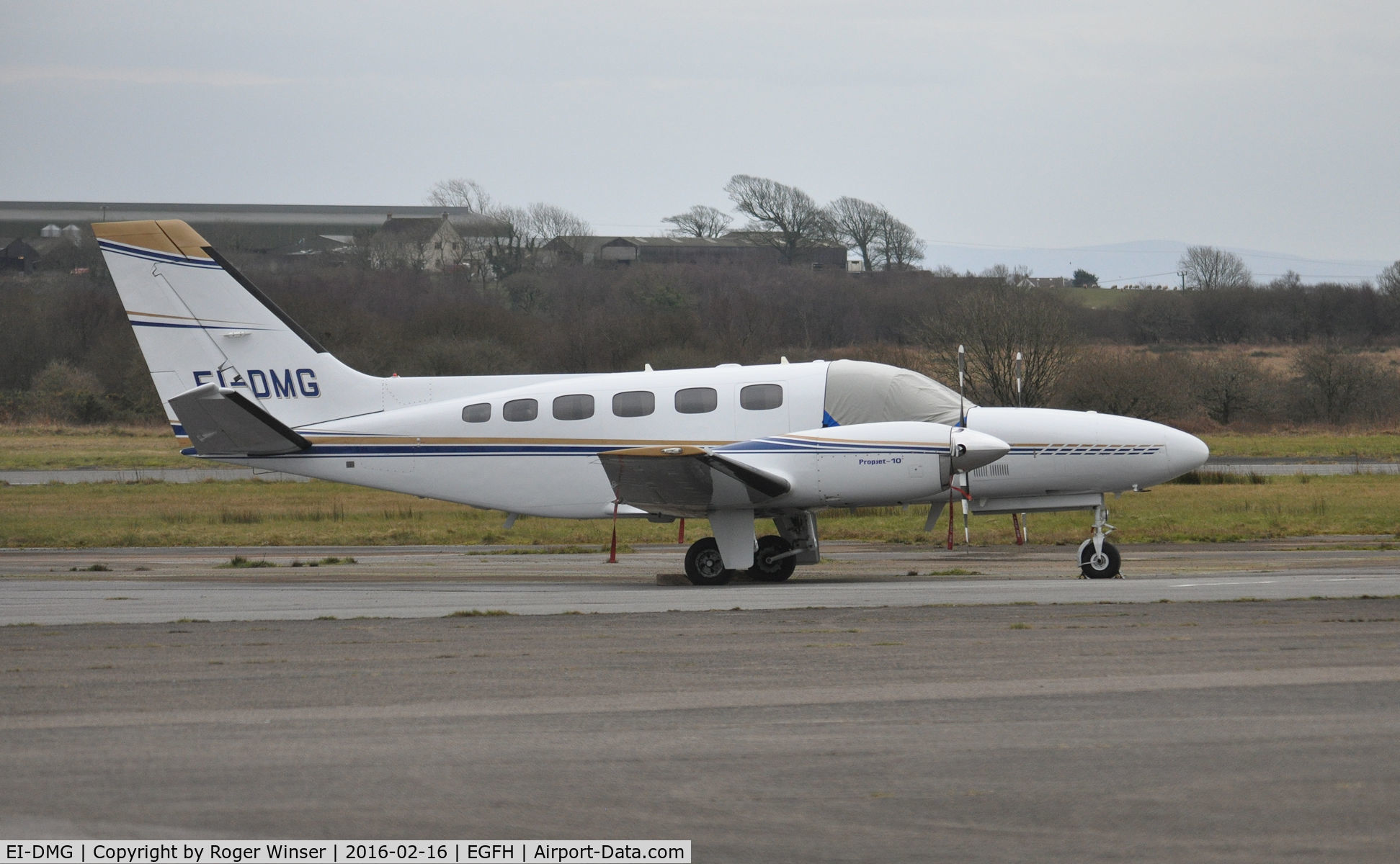 EI-DMG, 1980 Cessna 441 Conquest II C/N 441-0165, Visiting Dawn Meats Group Propjet 10 overnighting.