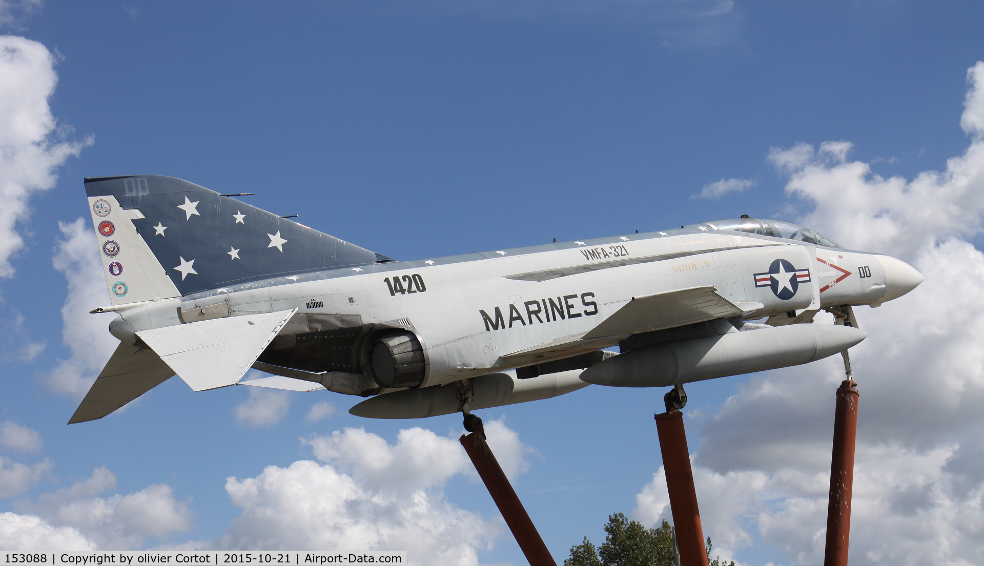153088, McDonnell F-4J Phantom II C/N 1683, Found this one in Baton Rouge, LA