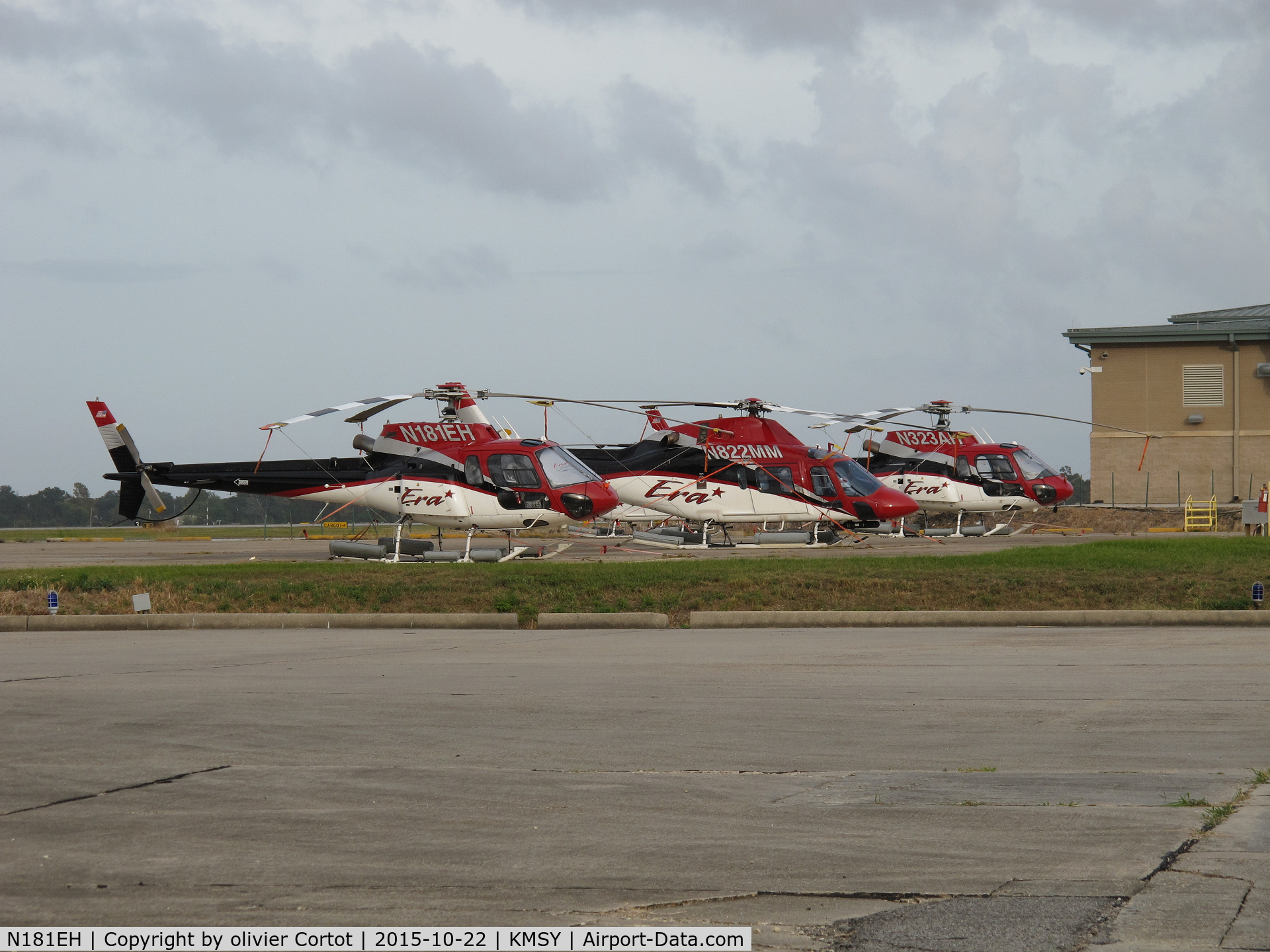 N181EH, 1992 Eurocopter AS-350B-2 Ecureuil Ecureuil C/N 2680, New Orleans airport