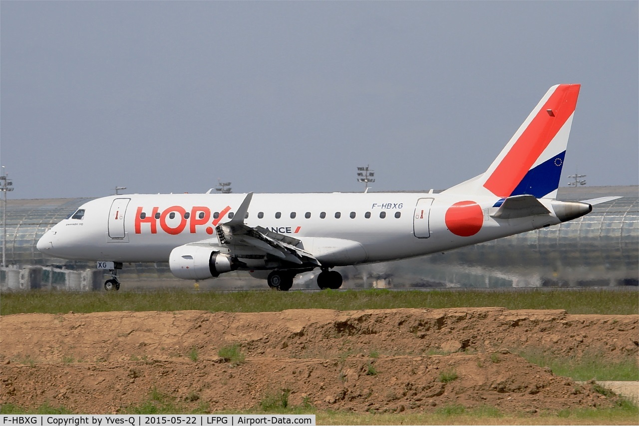F-HBXG, 2009 Embraer 170ST (ERJ-170-100ST) C/N 17000301, Embraer ERJ-170-100ST 170ST, Landing Rwy 26L, Roissy Charles De Gaulle Airport (LFPG-CDG)
