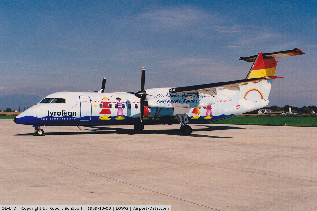 OE-LTD, 1995 De Havilland Canada DHC-8-314Q Dash 8 C/N 400, OE-LTD @ LOWG