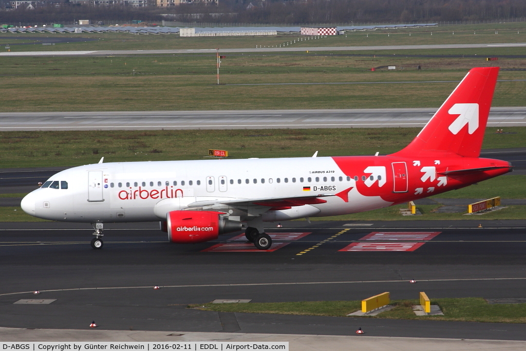 D-ABGS, 2009 Airbus A319-112 C/N 3865, Taxiing