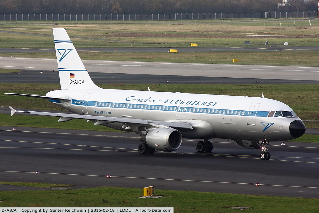 D-AICA, 1998 Airbus A320-212 C/N 774, Departing