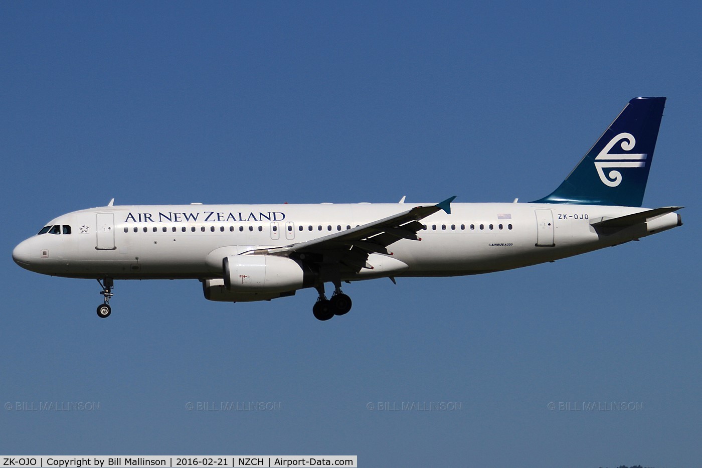 ZK-OJO, 2006 Airbus A320-232 C/N 2663, NZ1211 from WLG
