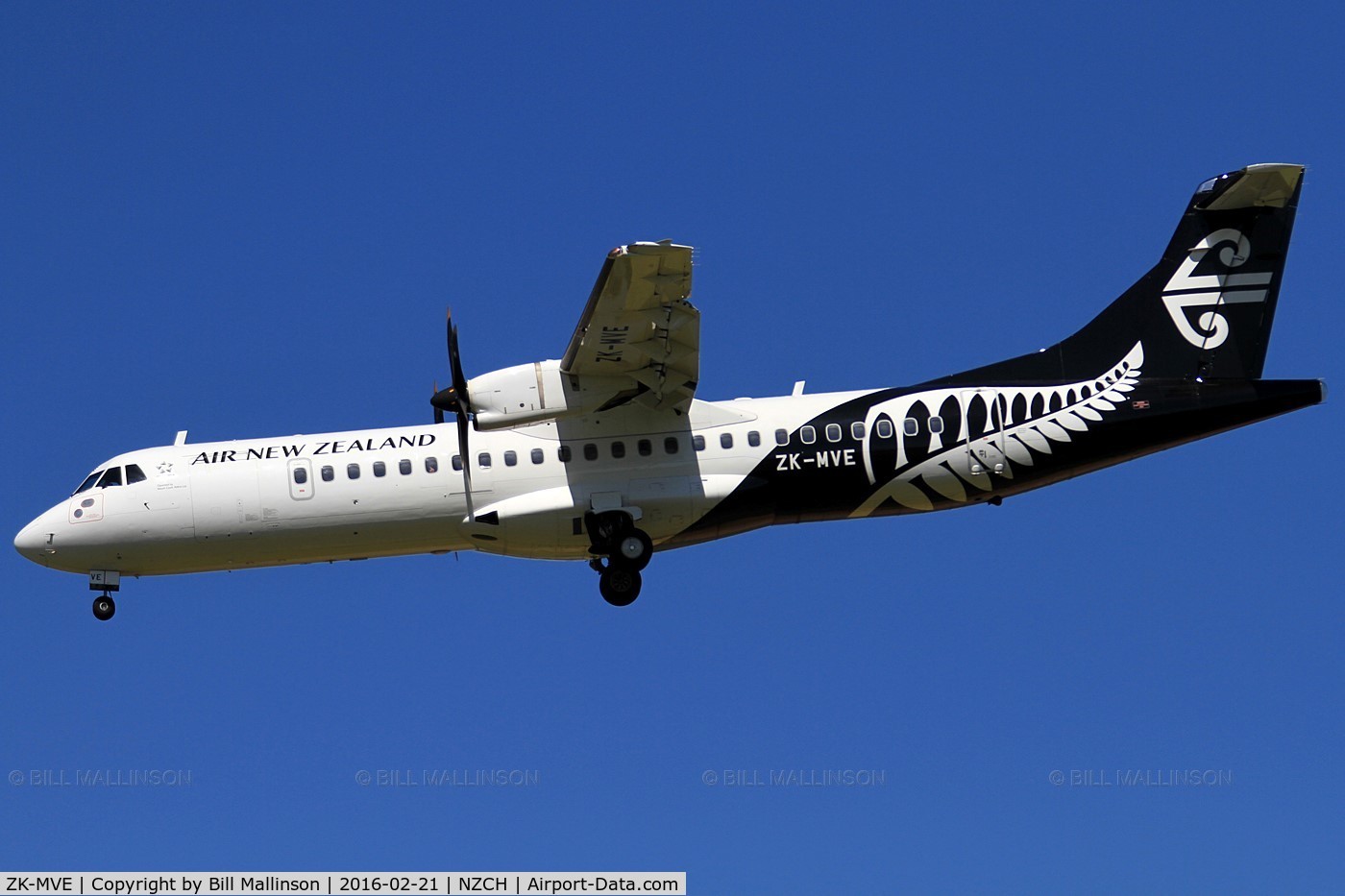 ZK-MVE, 2014 ATR 72-212A C/N 1182, NZ5044 from ZQN