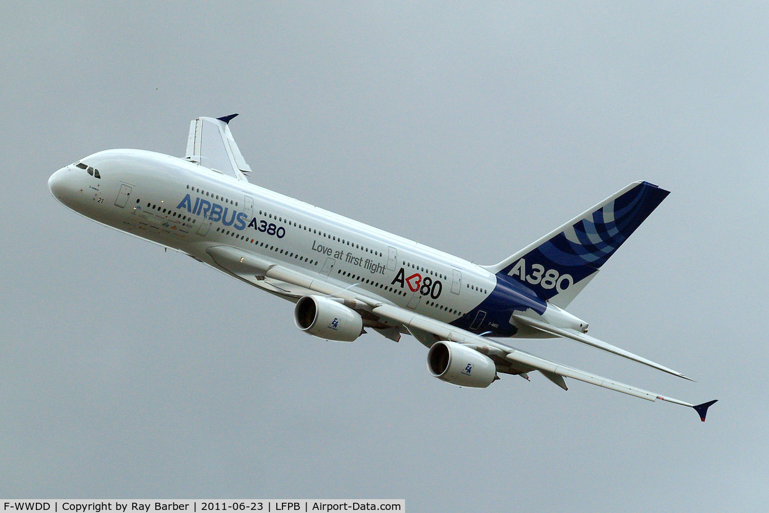 F-WWDD, 2005 Airbus A380-861 C/N 004, Airbus A380-861 [004] (Airbus Industrie) Paris Le-Bourget~F 23/06/2011