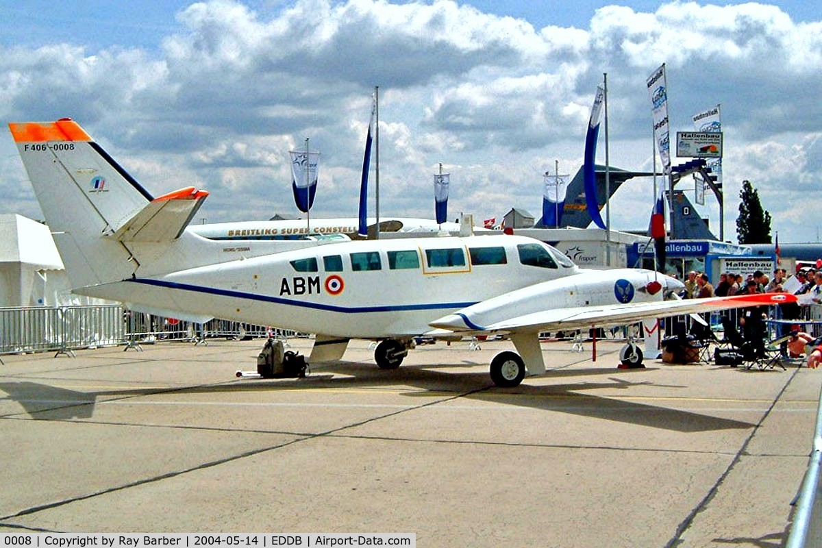 0008, 1987 Reims F406 Caravan II C/N F406-0008, R/Cessna F.406 Caravan II [F406-0008] (French Army) Berlin-Schonefeld~D 14/05/2004