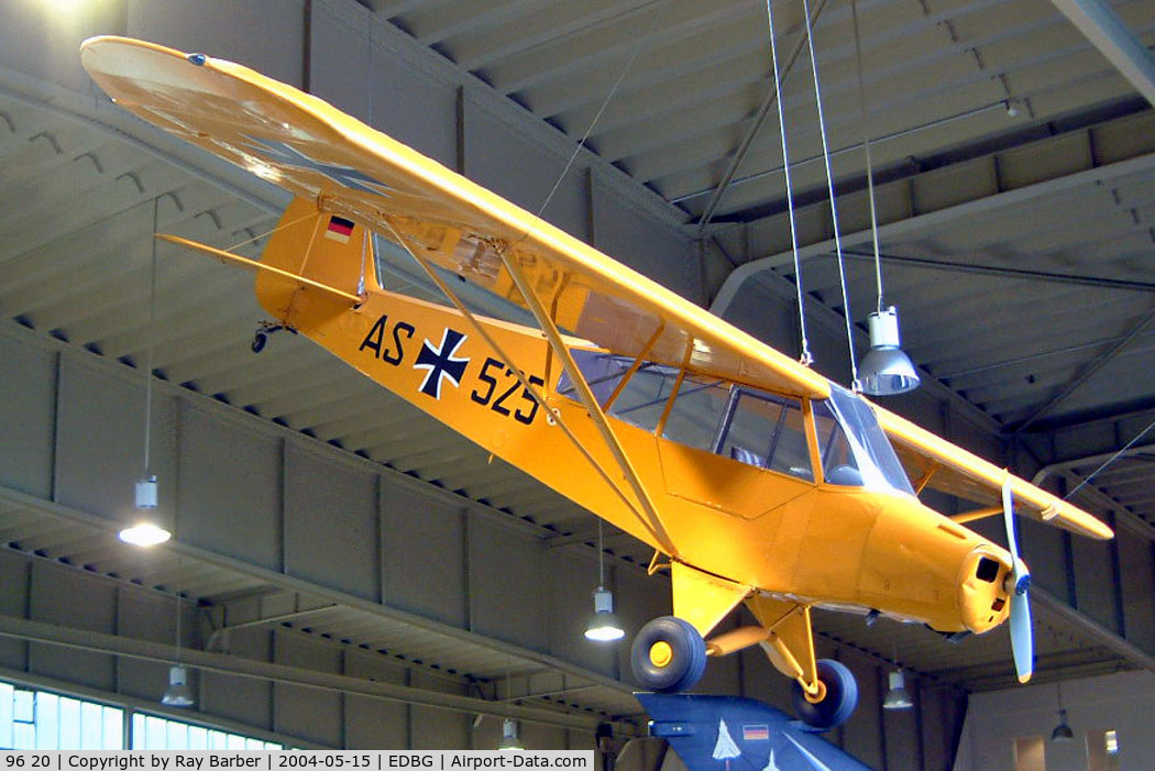 96 20, 1954 Piper L-18C Super Cub C/N 18-3443, Piper L-18C-95 Super Cub [18-3443] (Ex German Air Force) Berlin-Gatow~D 15/05/2004. Marked AS+525 earlier military marks.