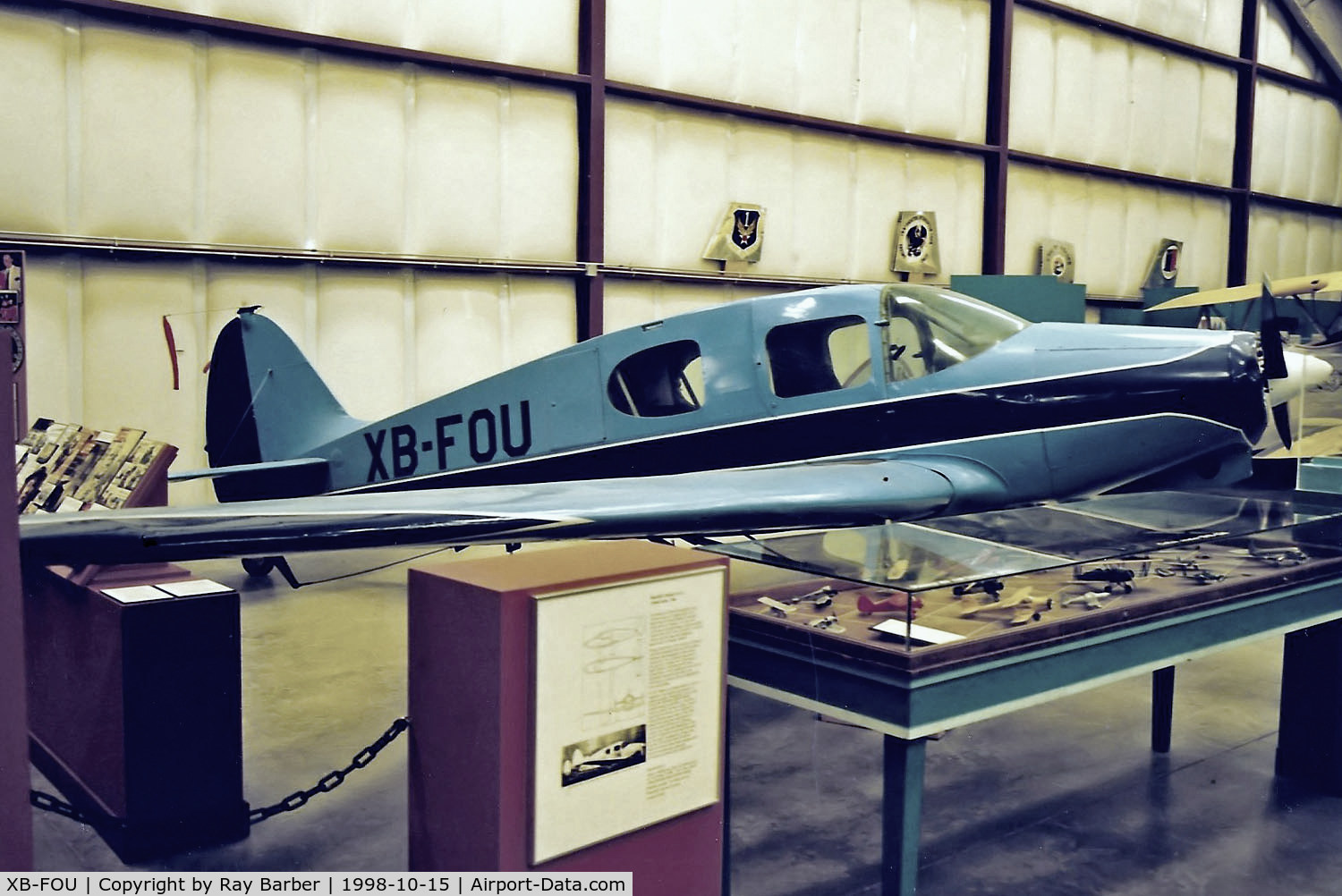 XB-FOU, Bellanca 14-13-2 Cruisair Senior C/N 1551, Bellanca 14-13-2 Cruisair Senior [1551] Tucson-Pima Air and Space Museum~N 15/10/1998