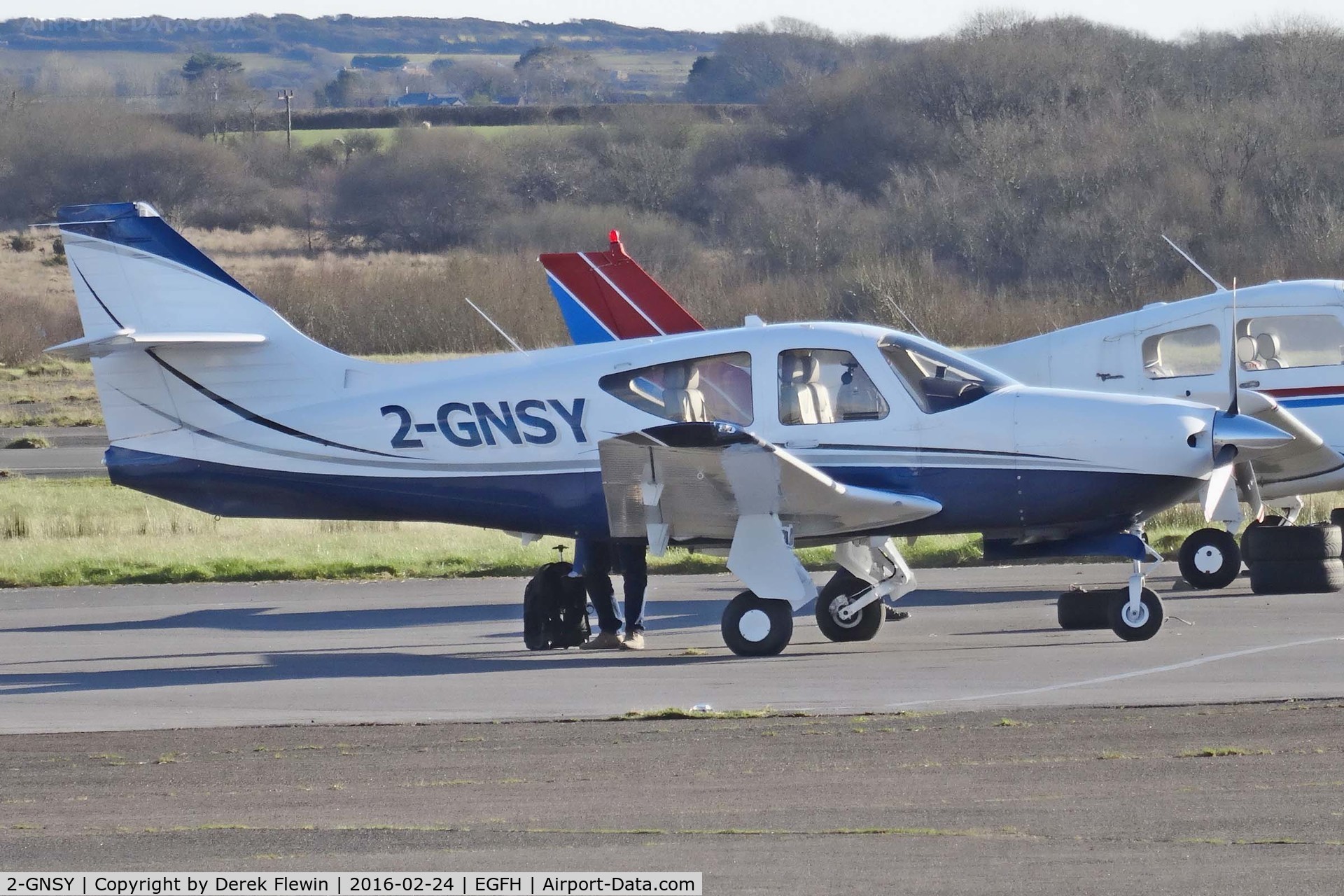 2-GNSY, 2000 Rockwell Commander 114B C/N 14679, Commander 114B, Guernsey based, previously N850DW, NX8CK, parked up.