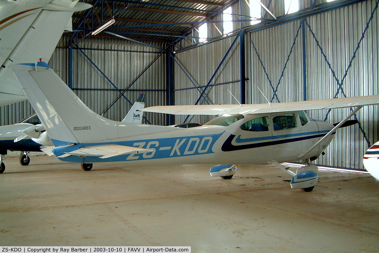 ZS-KDO, 1978 Cessna 182Q Skylane C/N 18266292, Cessna 182Q Skylane II [182-66292] Vereeniging~ZS 10/10/2003
