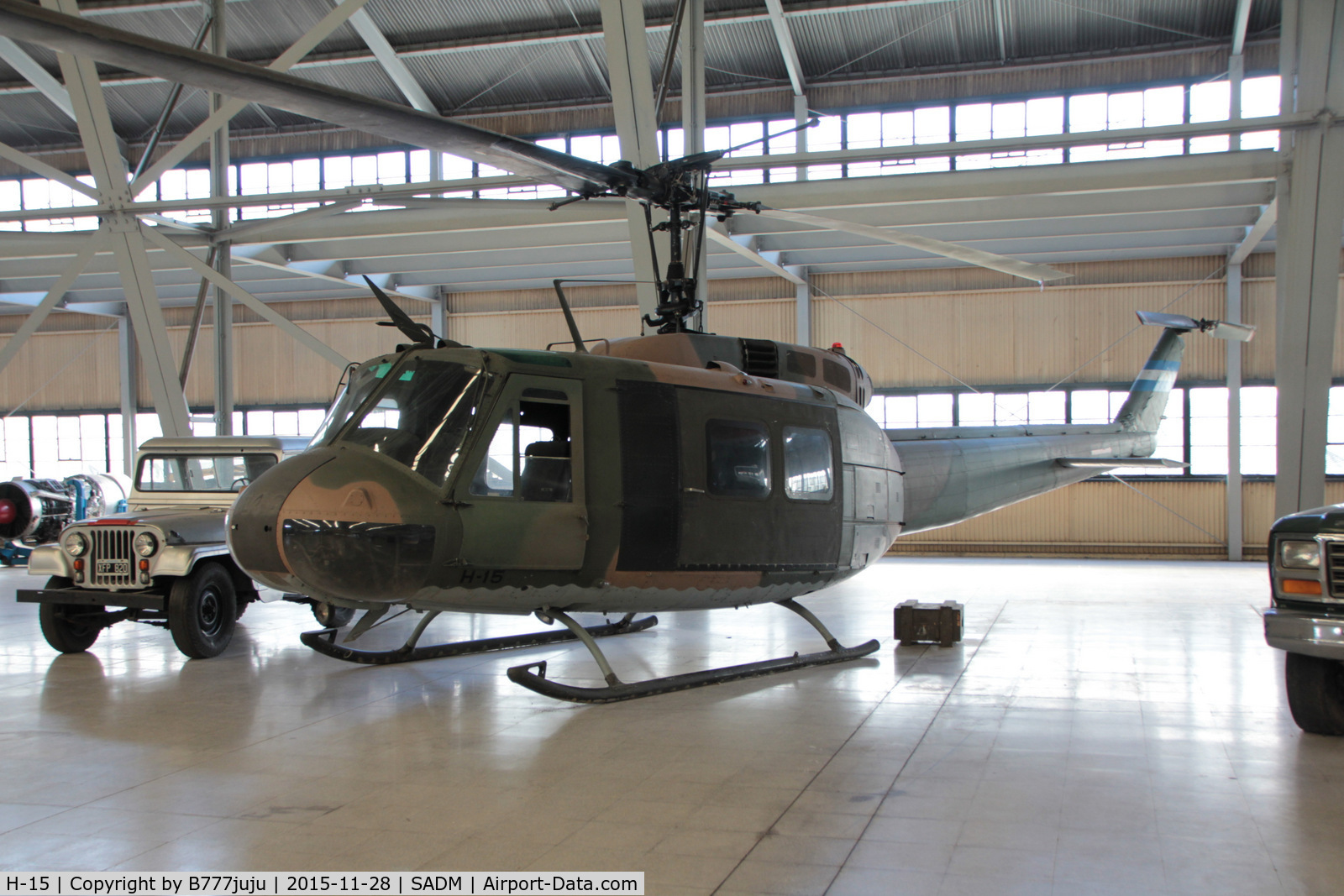 H-15, Bell UH-1H Iroquois C/N 5483, at Museo Nacional de Aeronautica