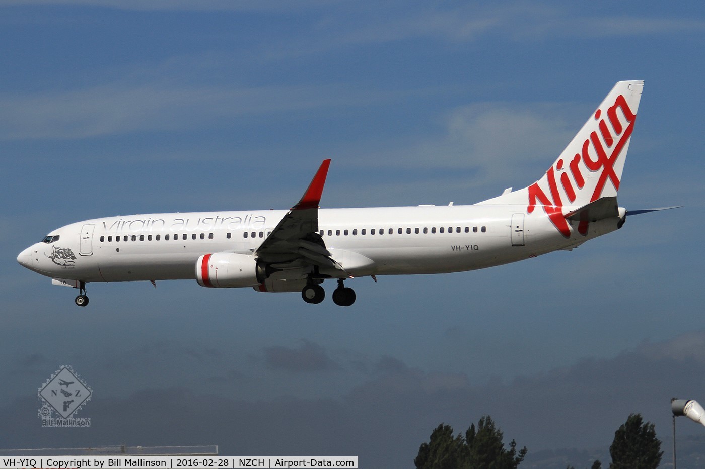 VH-YIQ, 2012 Boeing 737-8FE C/N 38715, as VA124 from BNE